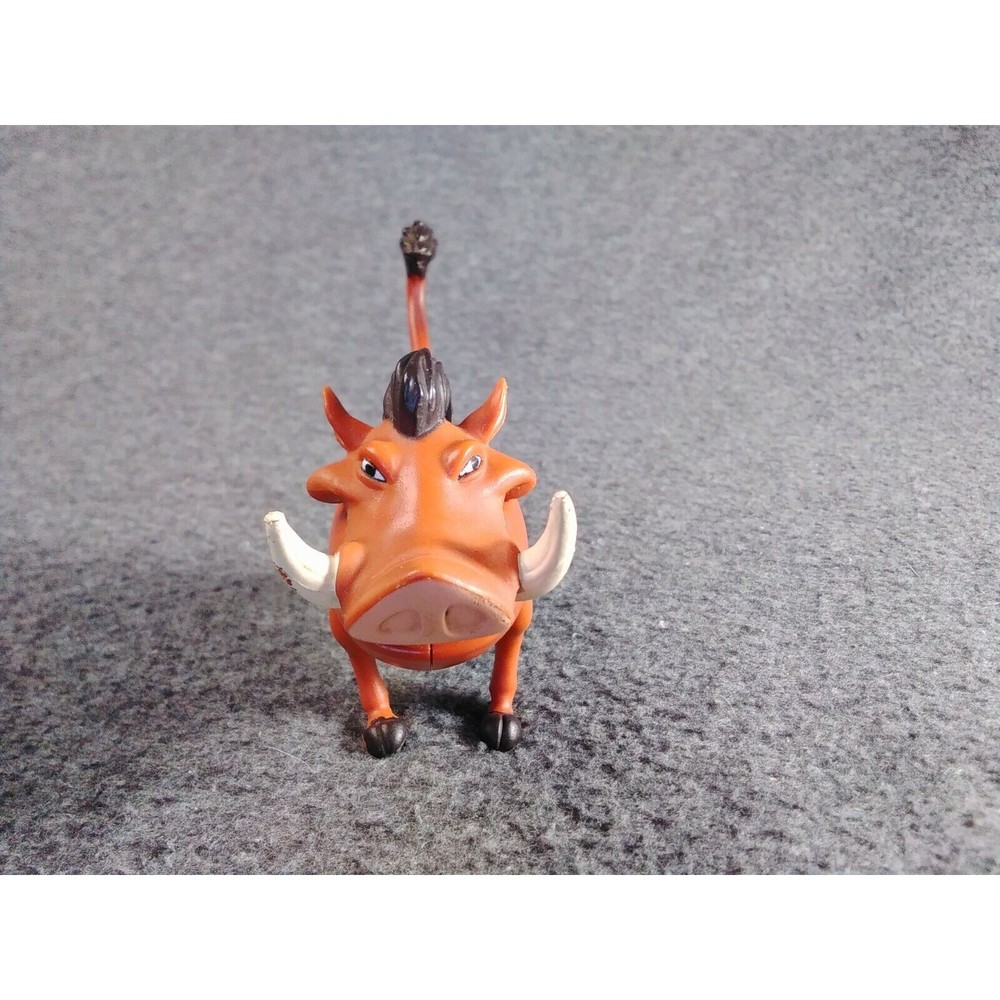 Vintage Disney Figure The Lion King 1994 Mattel Pumba Warthog Moving Jaw - Picture 4 of 8